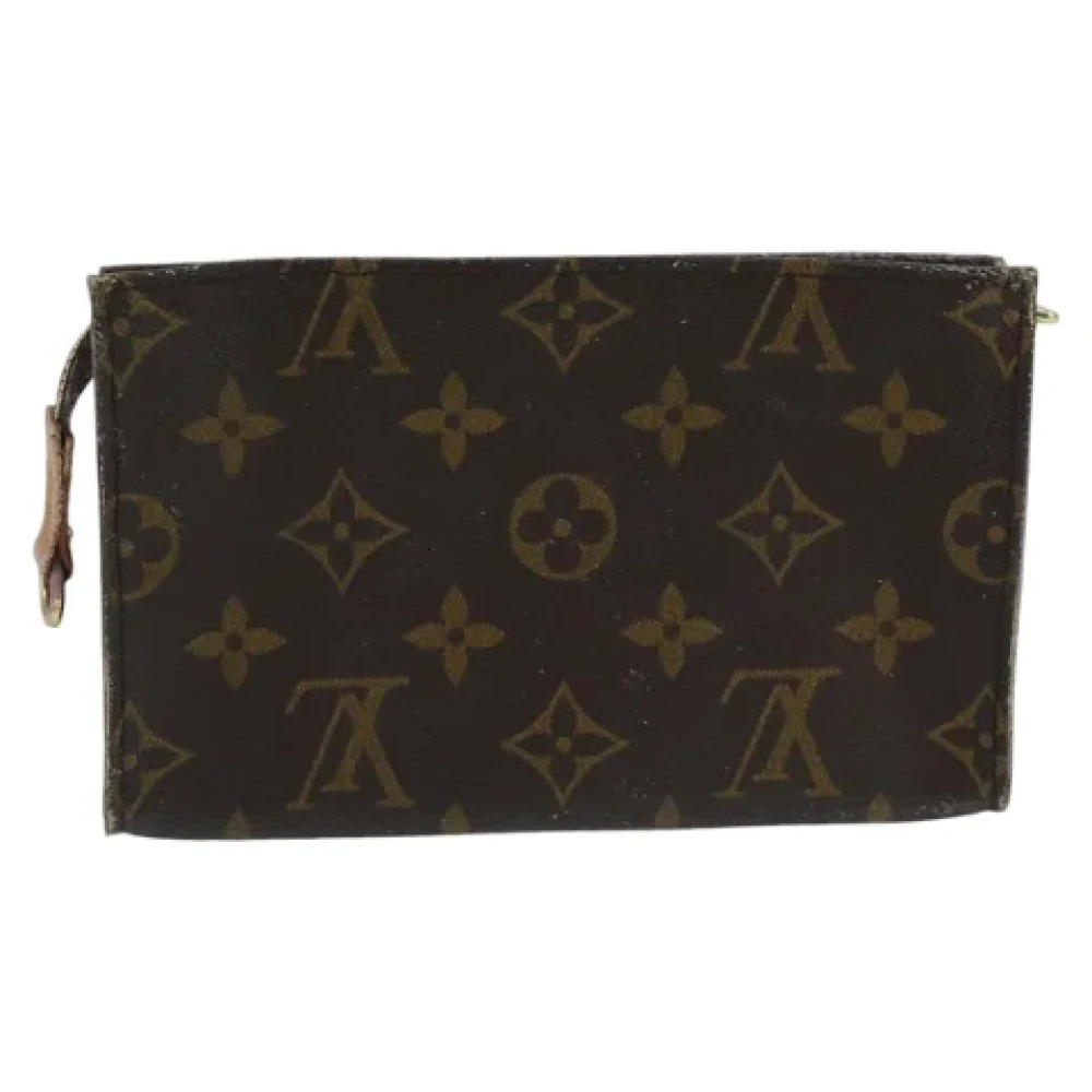 Louis Vuitton Vintage Pre-owned Canvas pouches Brown Dames