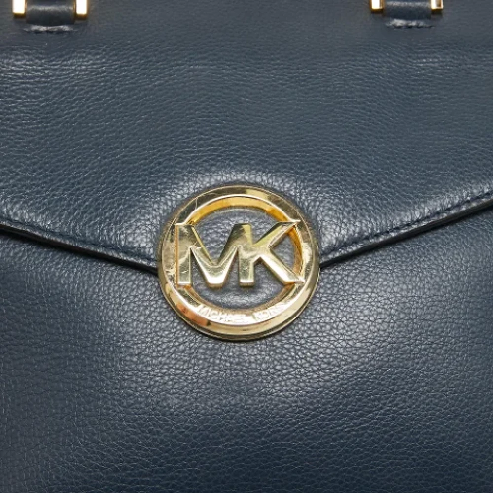 Michael Kors Pre-owned Leather totes Blue Dames