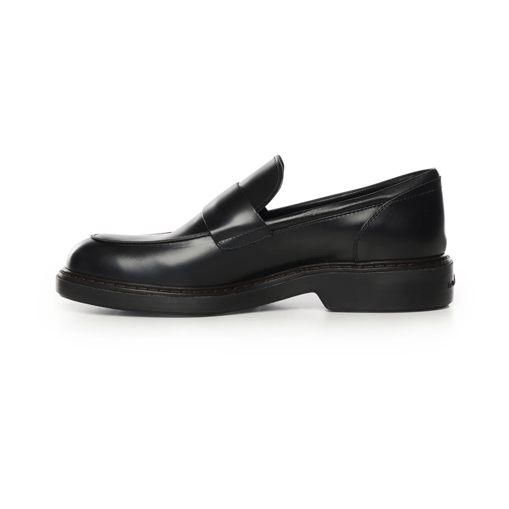 Hogan Men's Black Loafers, 7 Uk, H704 Loafer