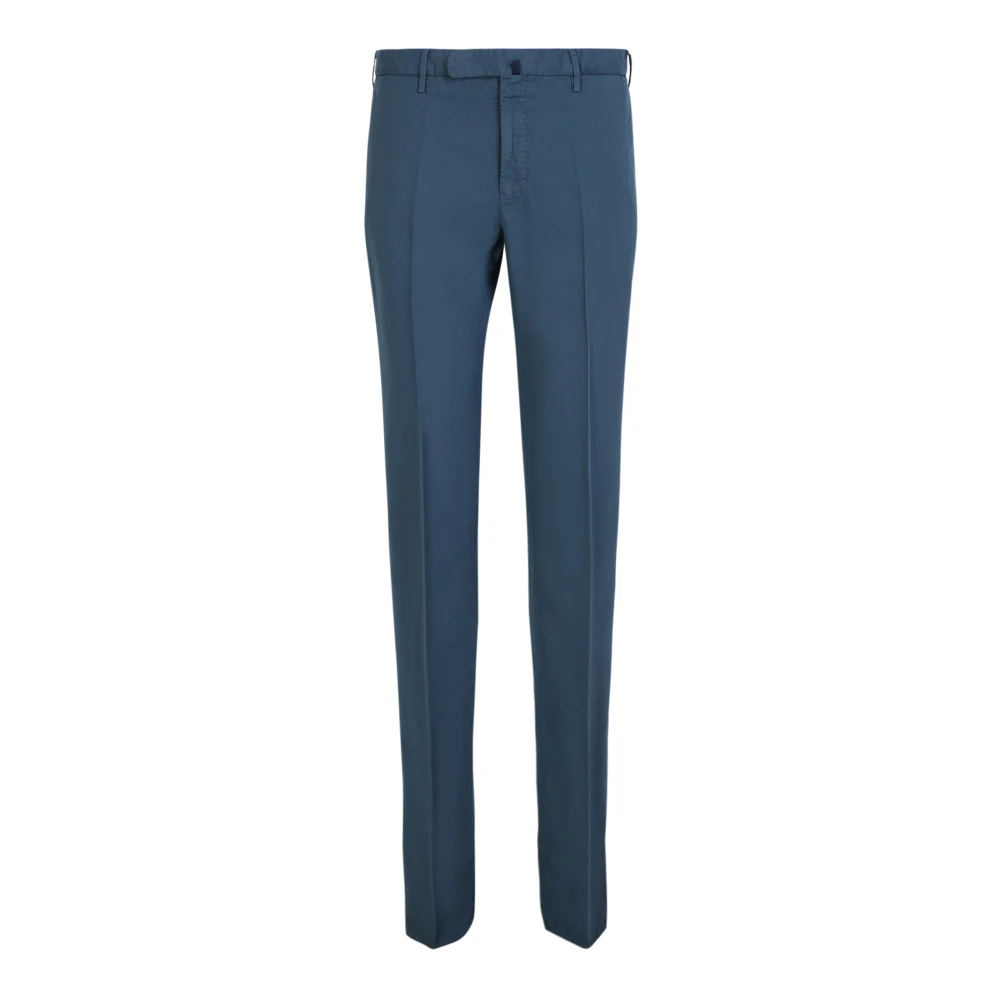 Incotex Men's Blue Slim-Fit Trousers, L, Tailored Trousers Stylish Upgrade