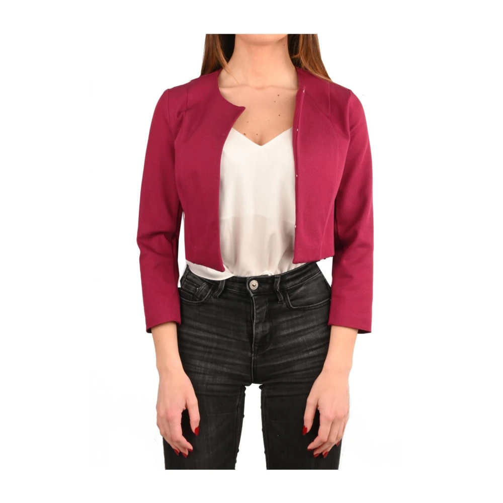 Pennyblack Gestreepte Katoenen Jas Red Dames