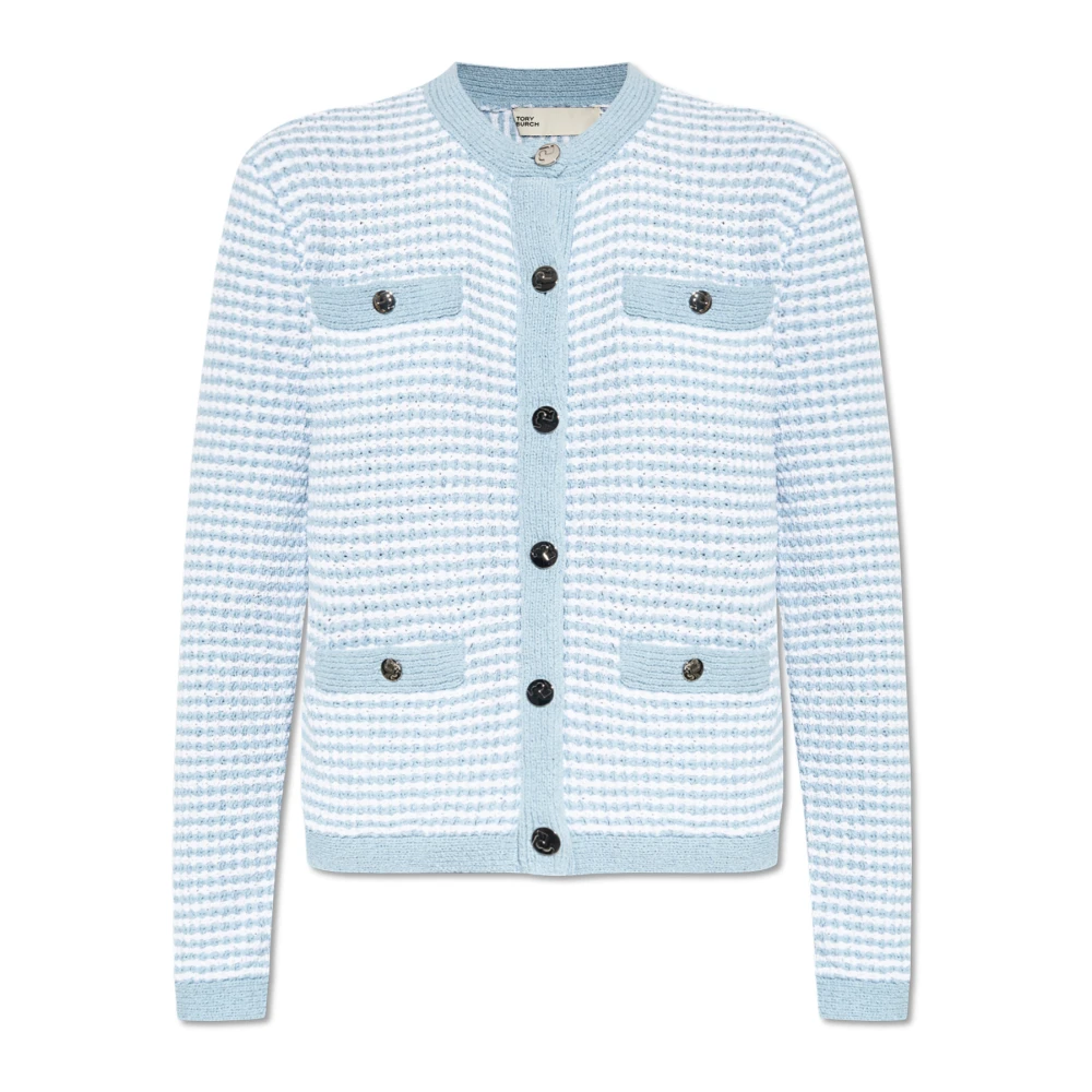 TORY BURCH Cardigan `Kendra` Blue Dames