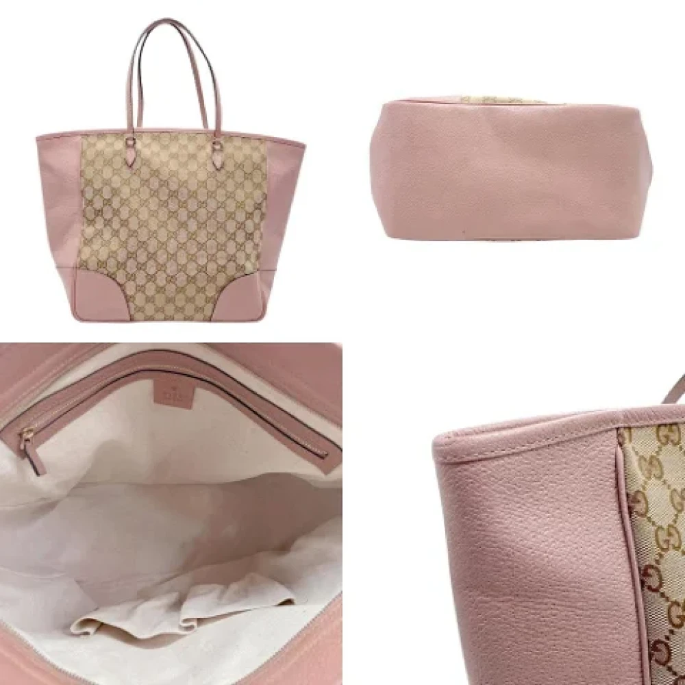 Gucci Vintage Pre-owned Canvas gucci-bags Pink Dames