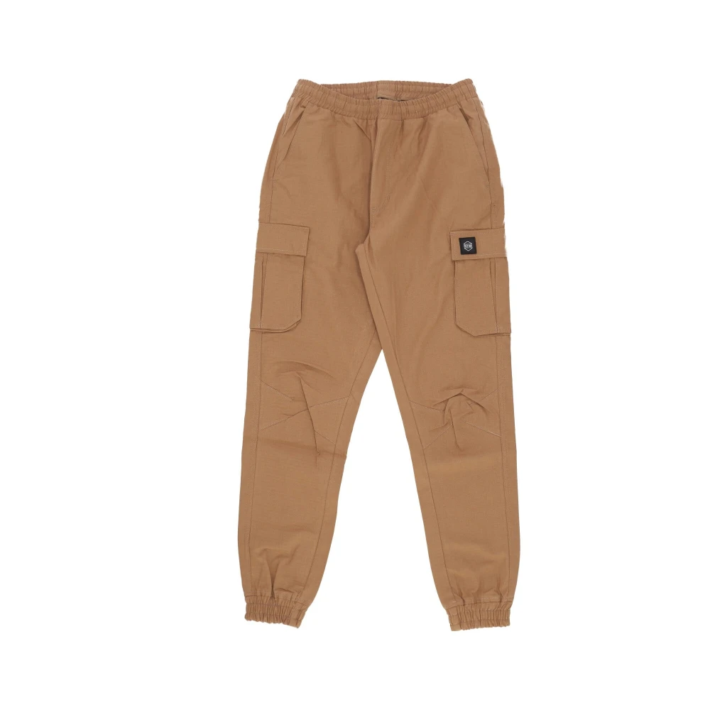Dolly Noire Men's Beige Ripstop Cargo Trousers - Sweatpants - M - Trousers
