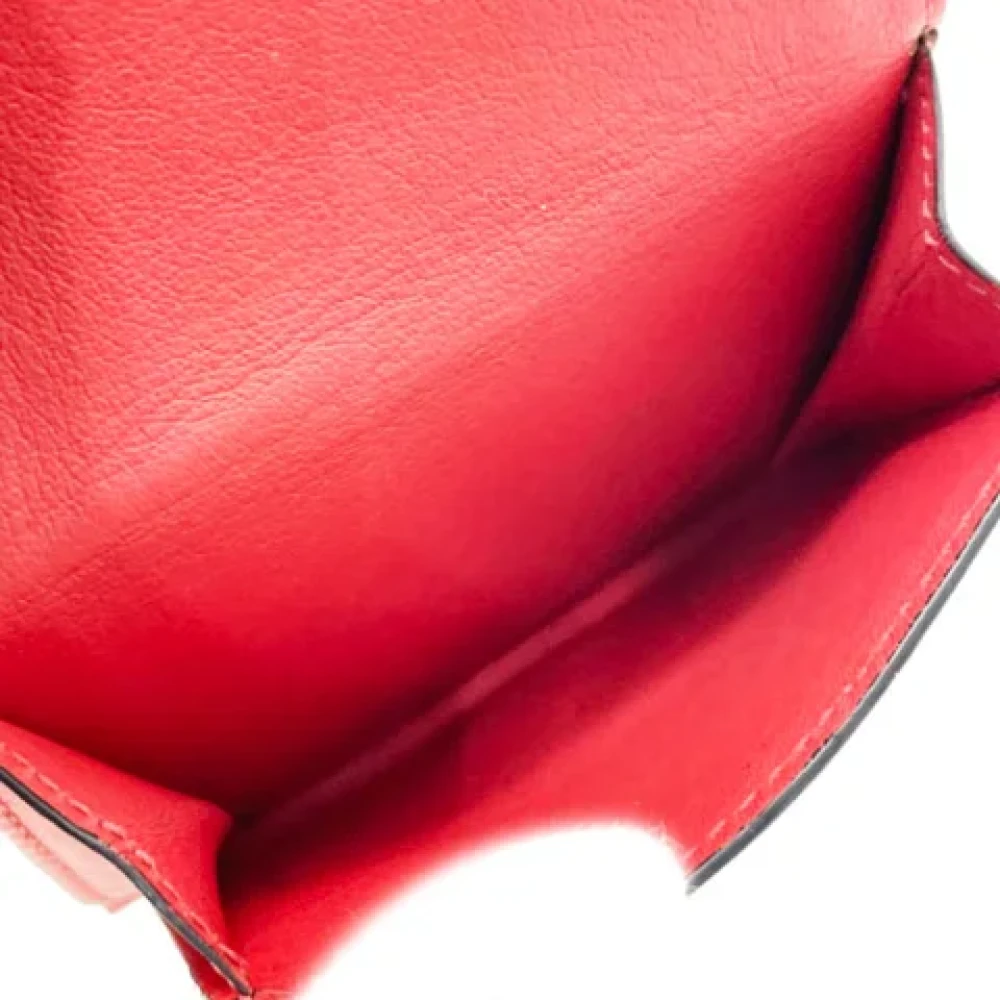 Loewe Pre-owned Leather wallets Pink Dames