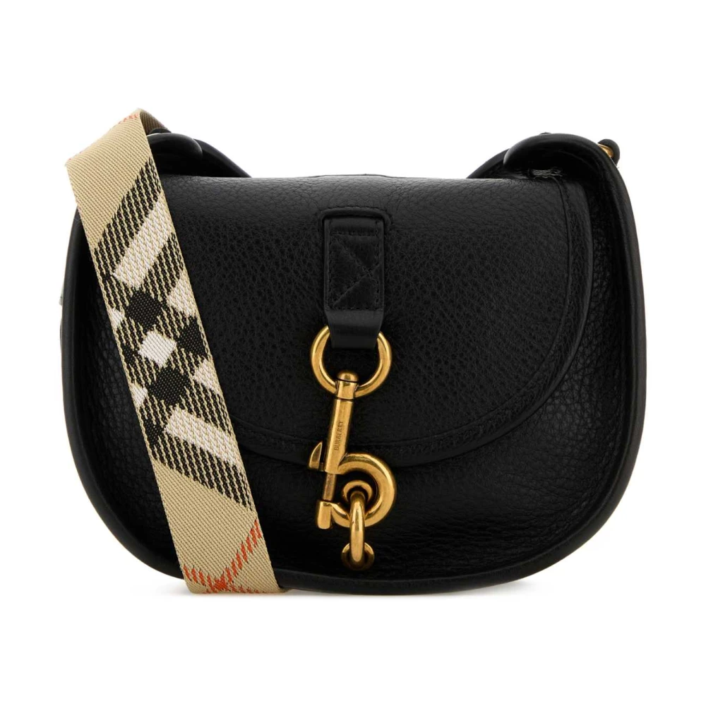 Burberry Women's Black Mini B Clip Messenger Bag - Cross Body Bags - One Size - Bags