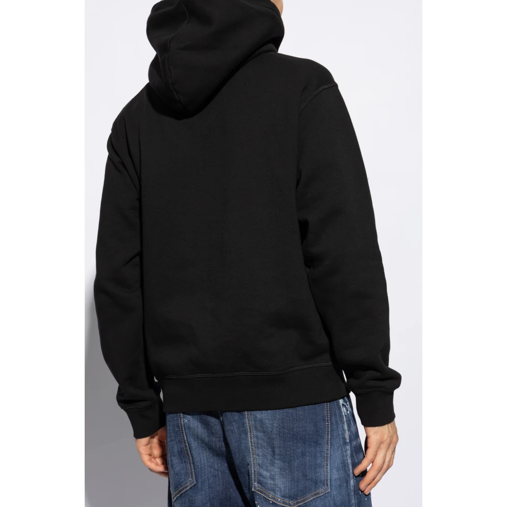 Dsquared2 Sweatshirt met logo Black Heren