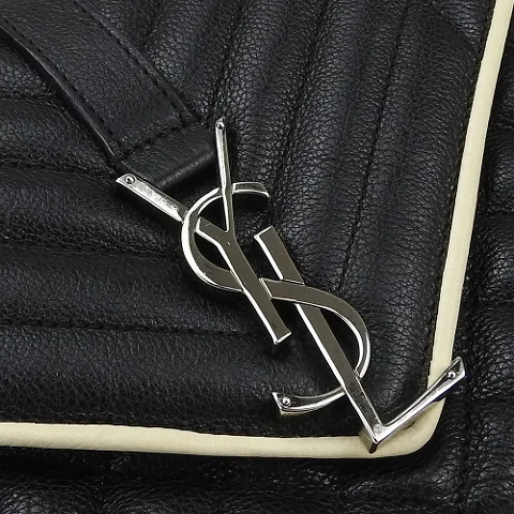 Yves Saint Laurent Vintage Pre-owned Leather shoulder-bags Black Dames