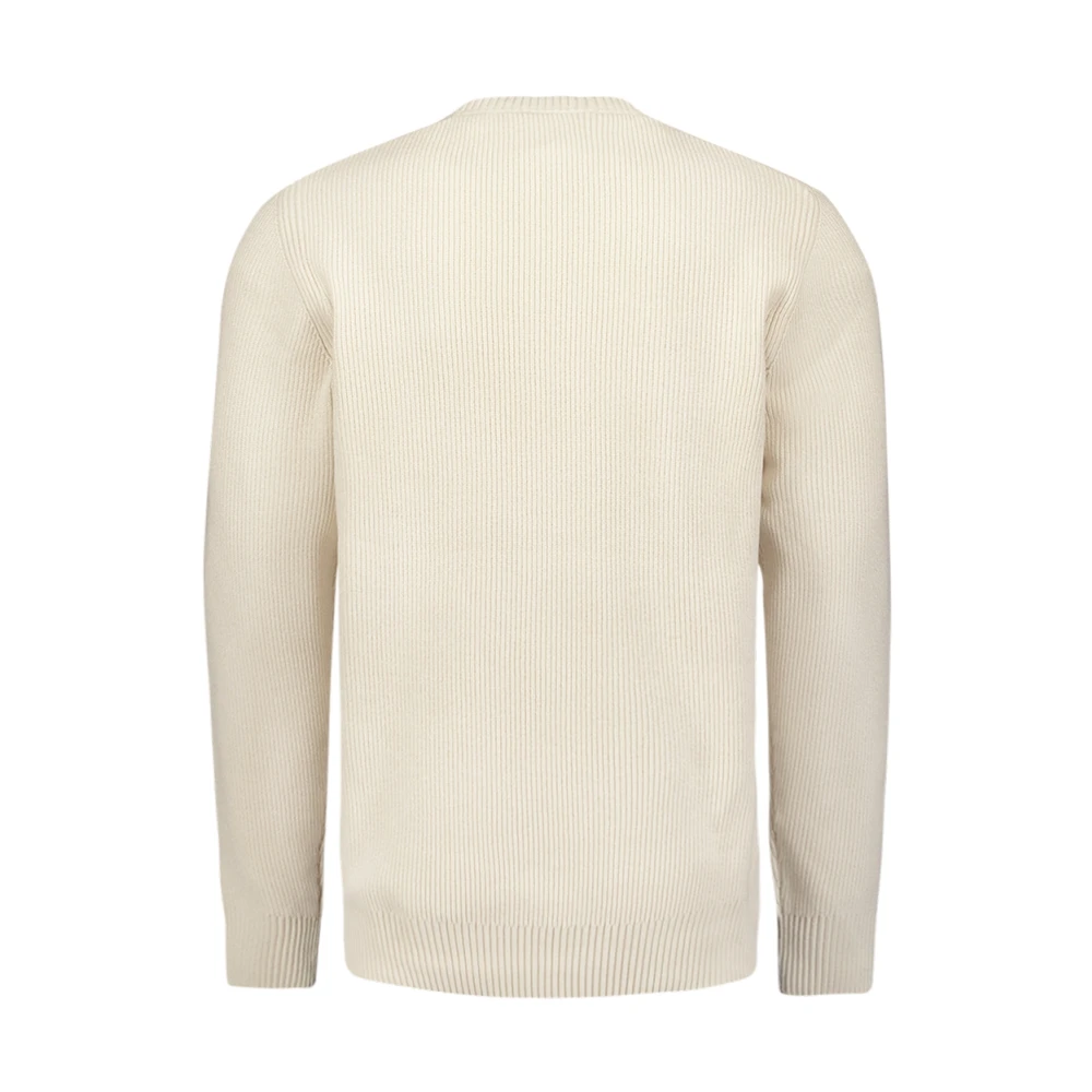 No Excess Chenille Crewneck Pullover Sweater Gray Heren