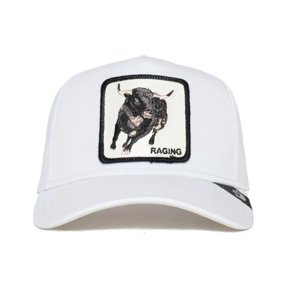 Goorin Bros Witte Toro Platinum Rage Trucker Cap White Heren