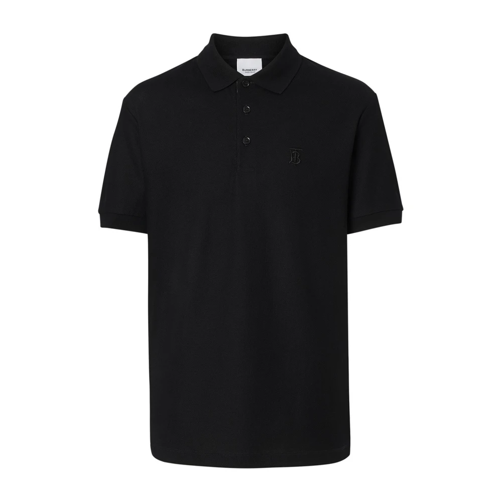 Burberry Zwarte T-shirts en Polos Black Heren