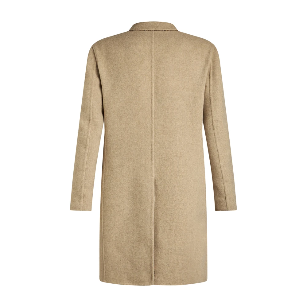 ETRO Omkeerbare Wollen Jas Ruitpatroon Brown Heren