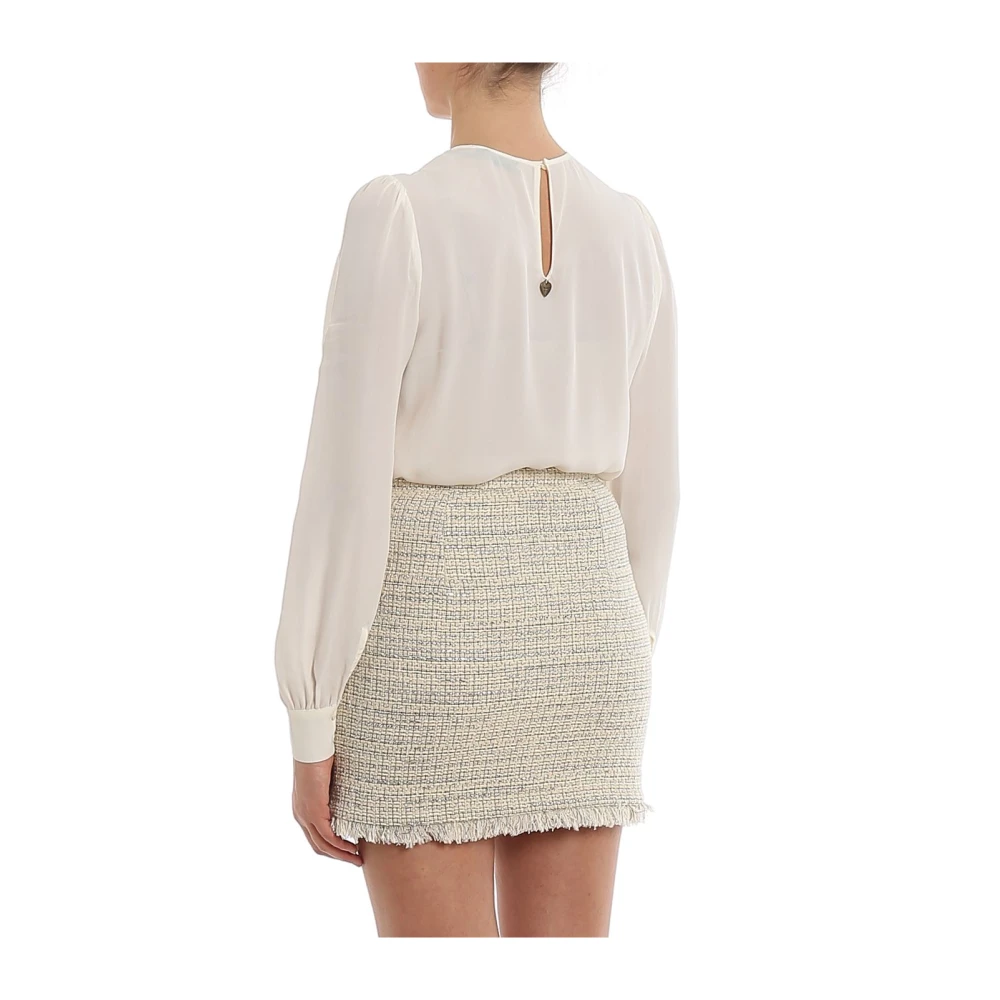 Twinset Lange Mouw Top White Dames