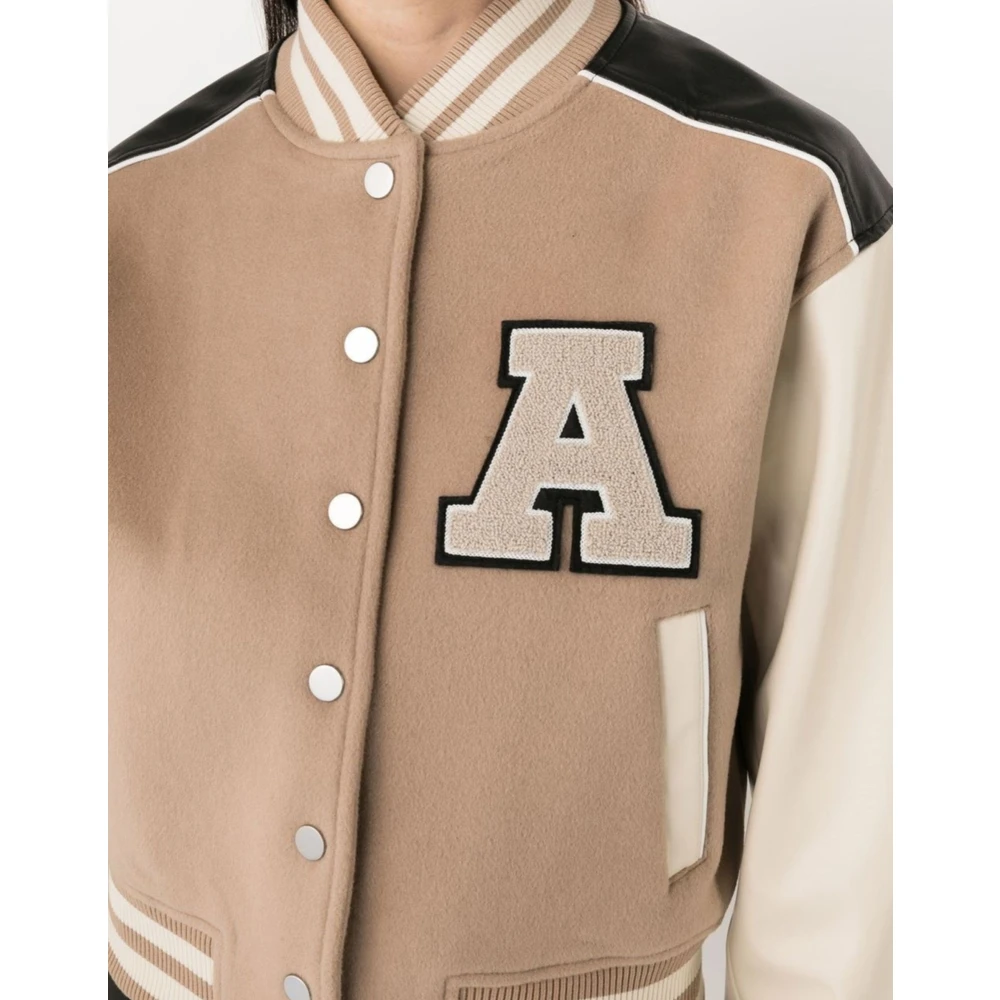 Axel Arigato Beige Ivy Varsity Jack Knoopsluiting Beige Dames
