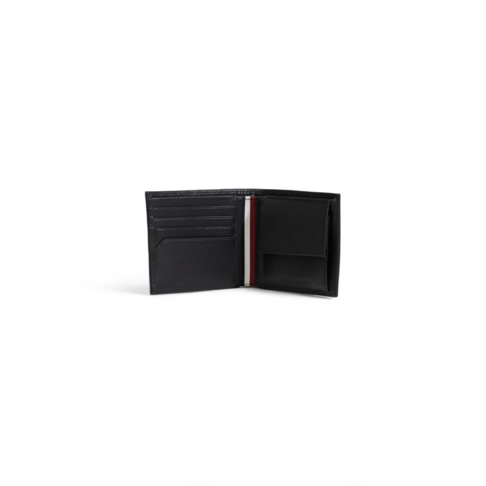 Tommy Hilfiger Plaque CC en Coin Portemonnee Black Heren