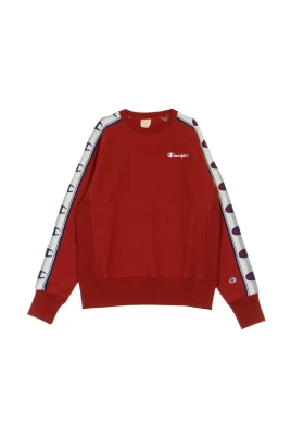 Mörkröd Crewneck Sweatshirt för Män