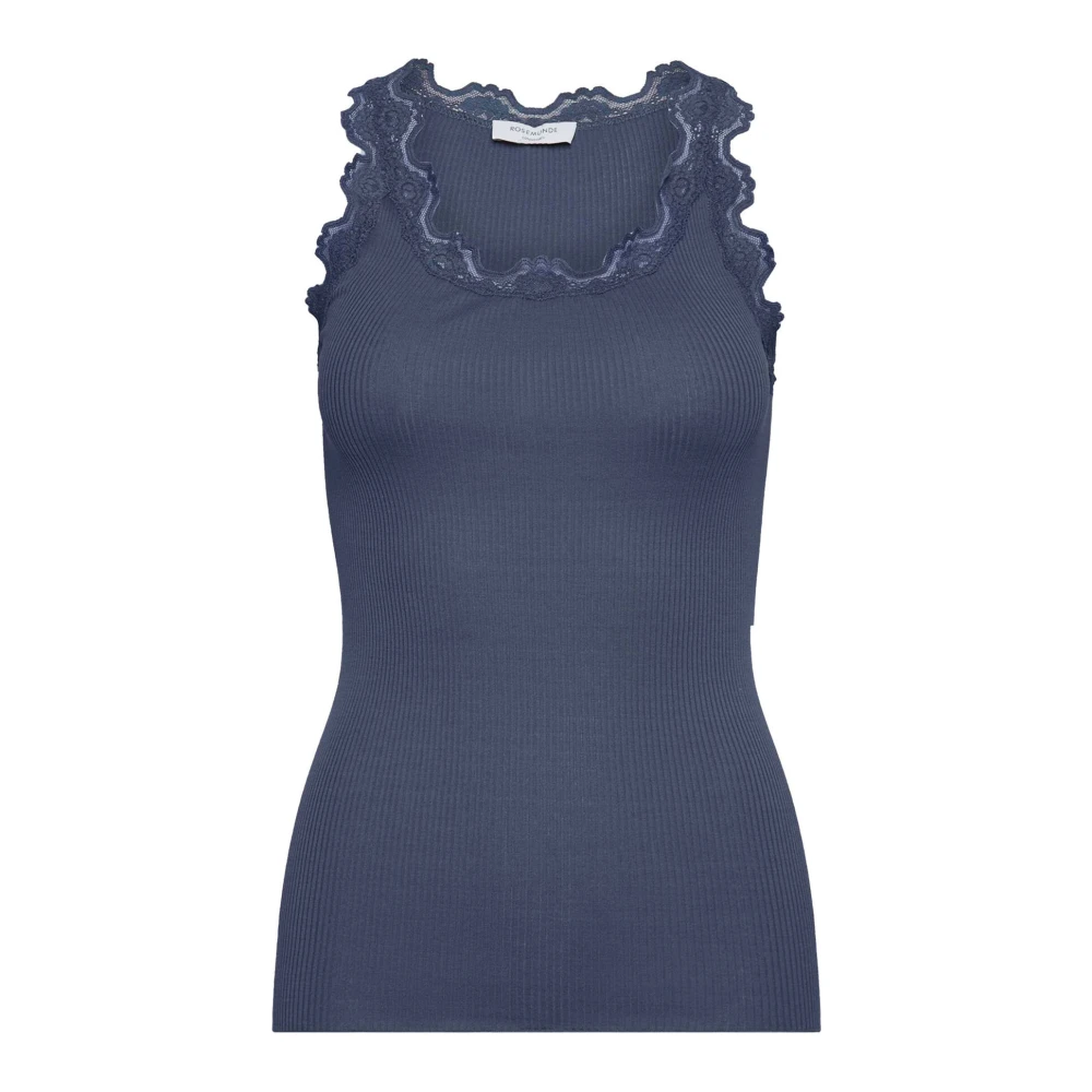 Rosemunde Zijden Top True Navy Paris Blue Dames
