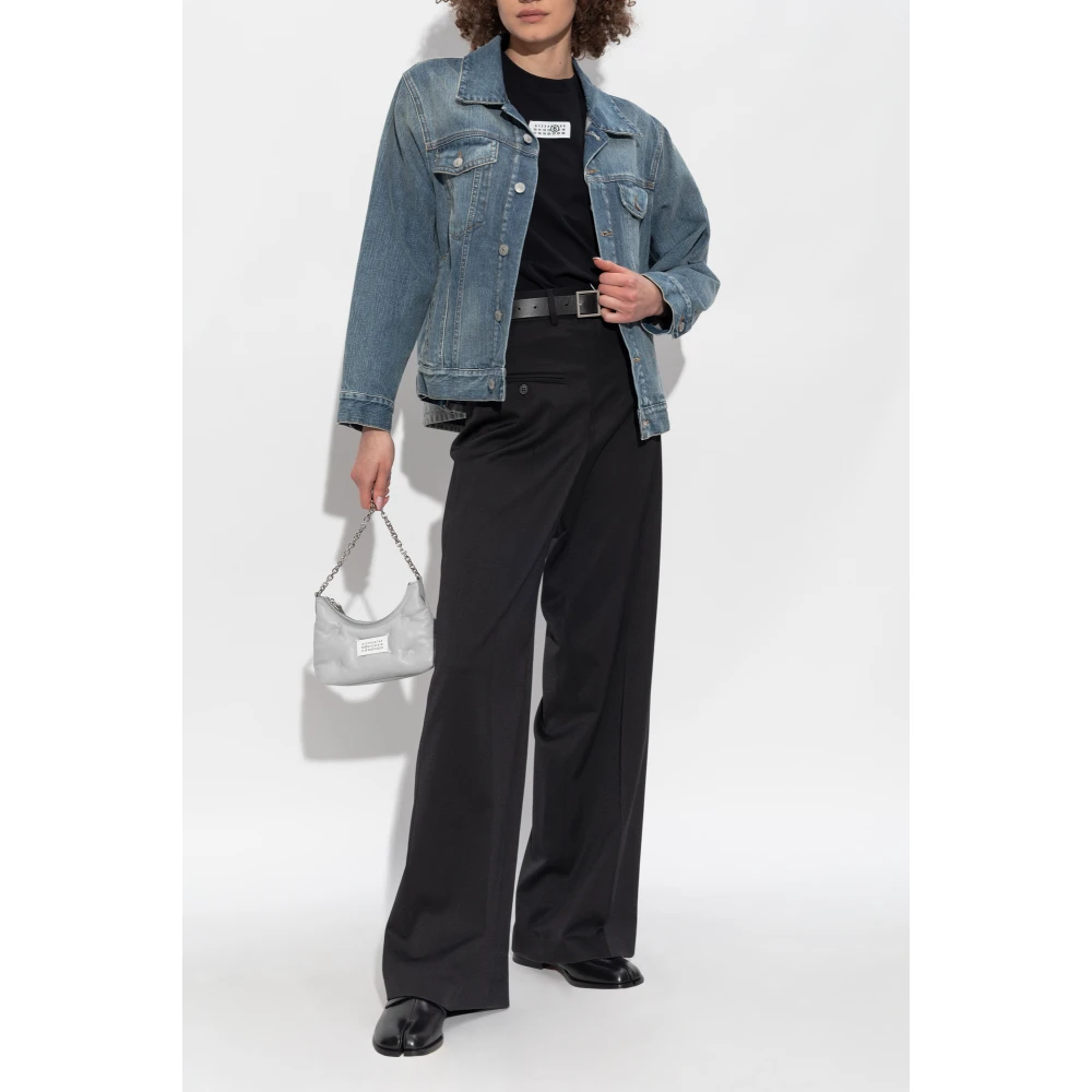 MM6 Maison Margiela Denim Jack Blue Dames