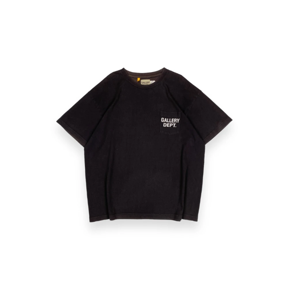 Gallery Dept. Zwarte T-shirt voor mannen Black Heren