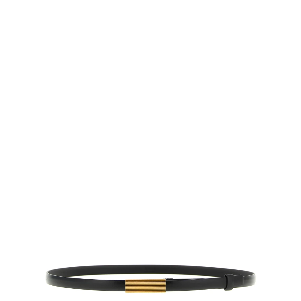 Khaite Black Empire Belt - Female - Belts - 80 Cm - Accessories