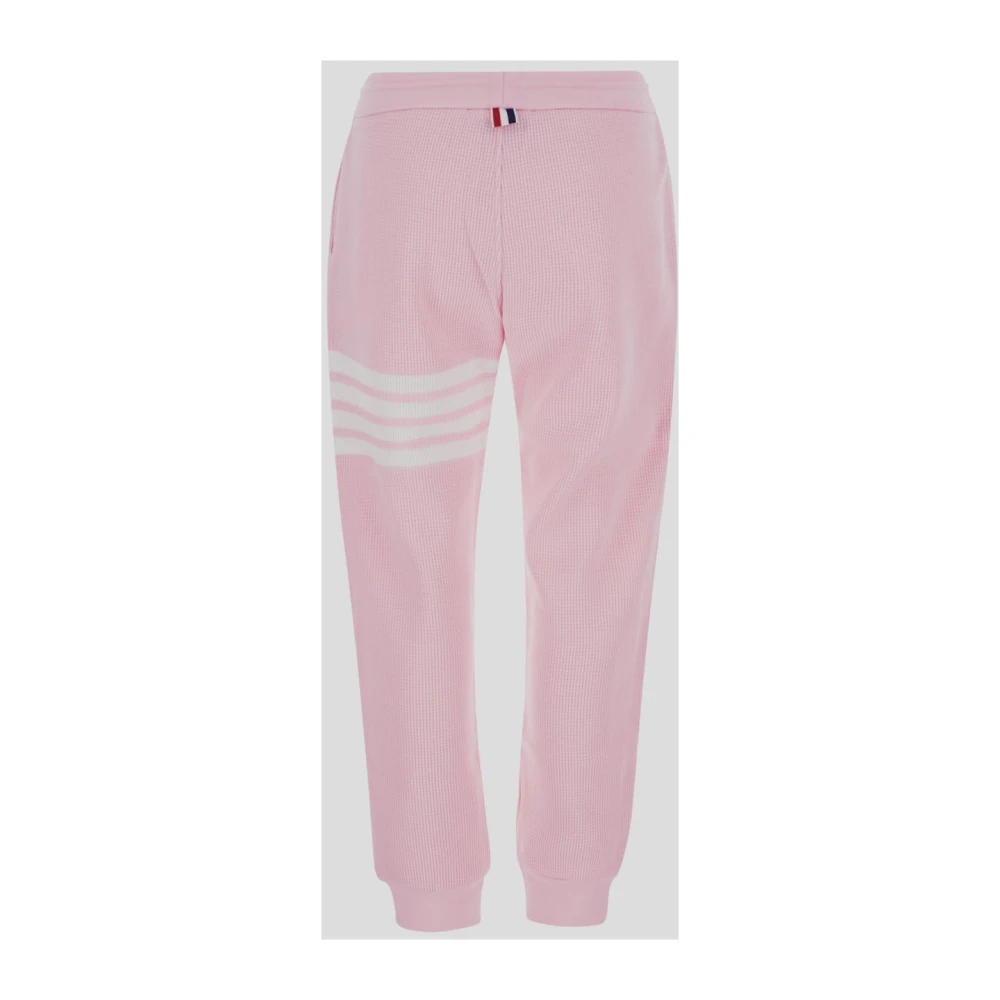 Thom Browne Roze katoenen sweatpants voor vrouwen Pink Dames