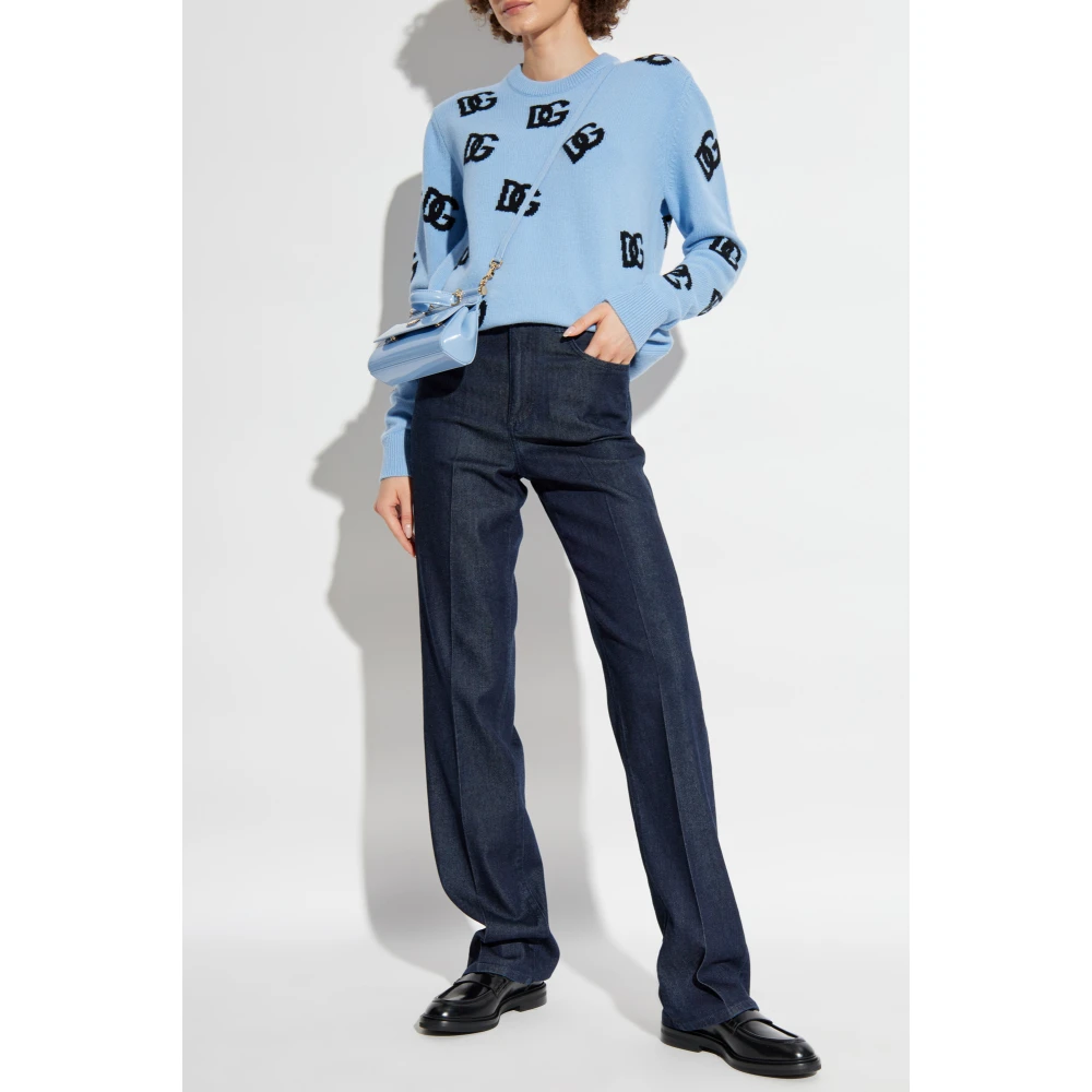 Dolce & Gabbana Wollen trui Blue Dames