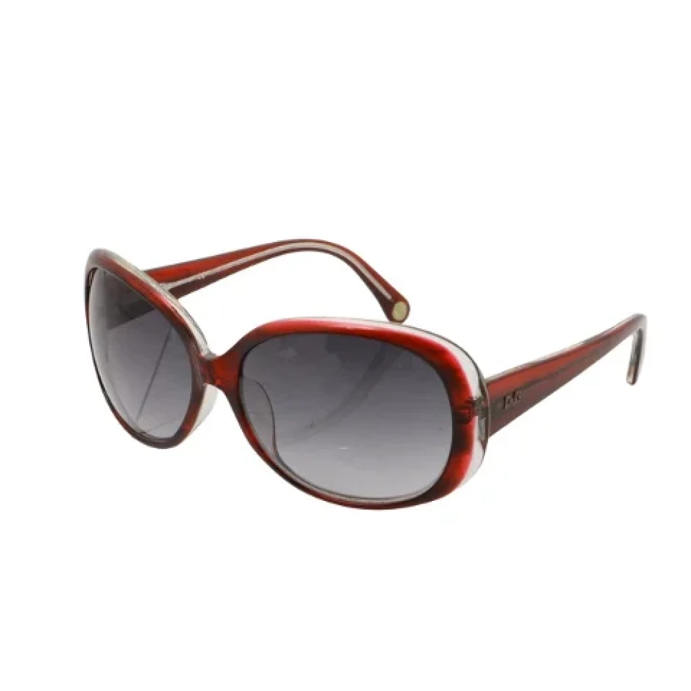 Dolce & Gabbana Pre-owned Plastic sunglasses Red Dames