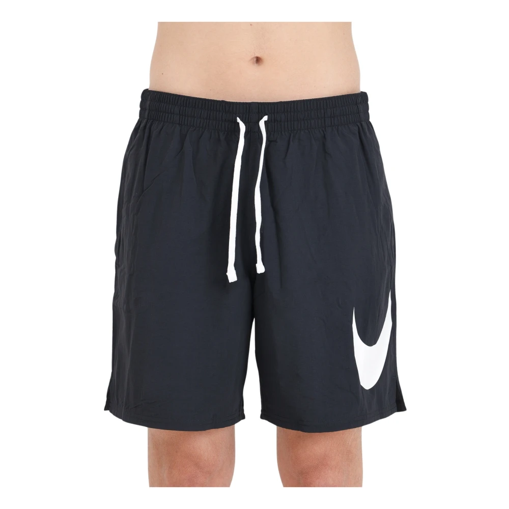 Nike Zwarte Zee Kleding Shorts Black Heren
