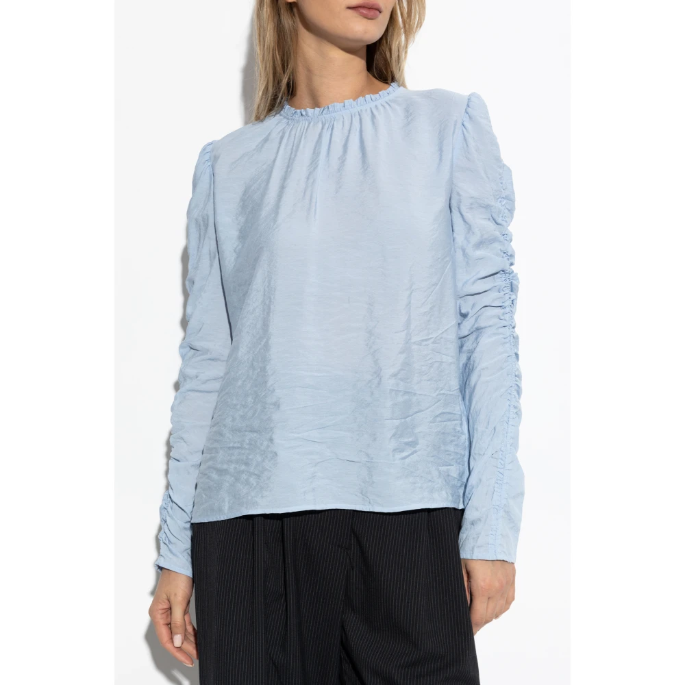 Munthe Draped top Blue Dames