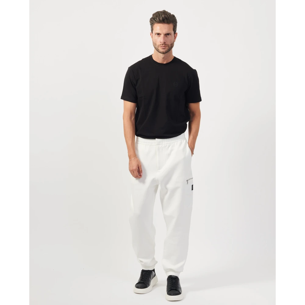 Armani Exchange Witte Broek met Zijzak met Rits White Heren