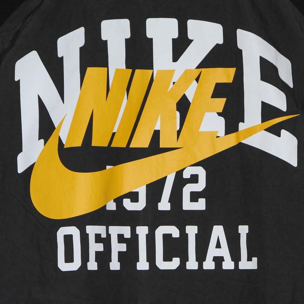 Nike Trendy Ongevoerde Jas voor Mannen Black Heren