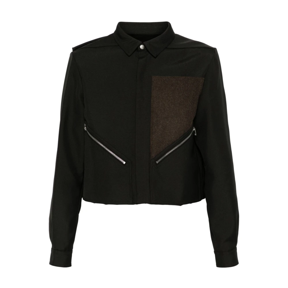 Rick Owens Tour Alice 090409 Lichtgewicht Jas Black Heren