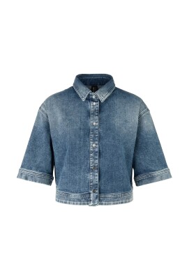 chemisier-denim-court