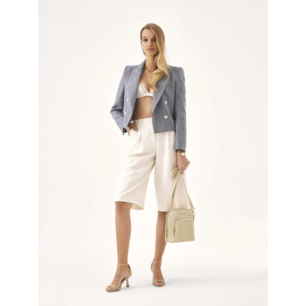 Kazar Beige handtas met opvallend quilten Beige Dames