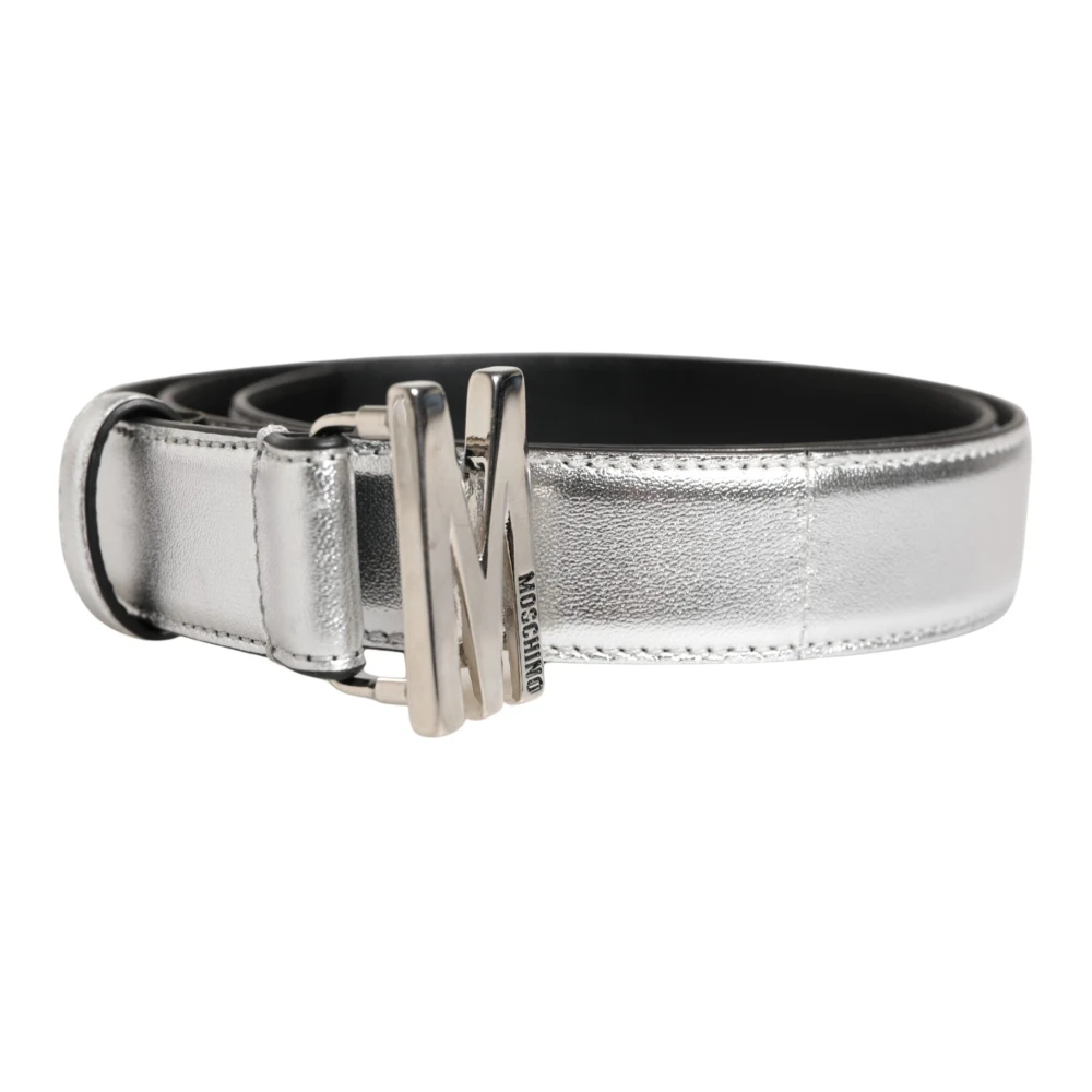 Moschino Gray Belts, Female, One Size, Gorgeous Belt