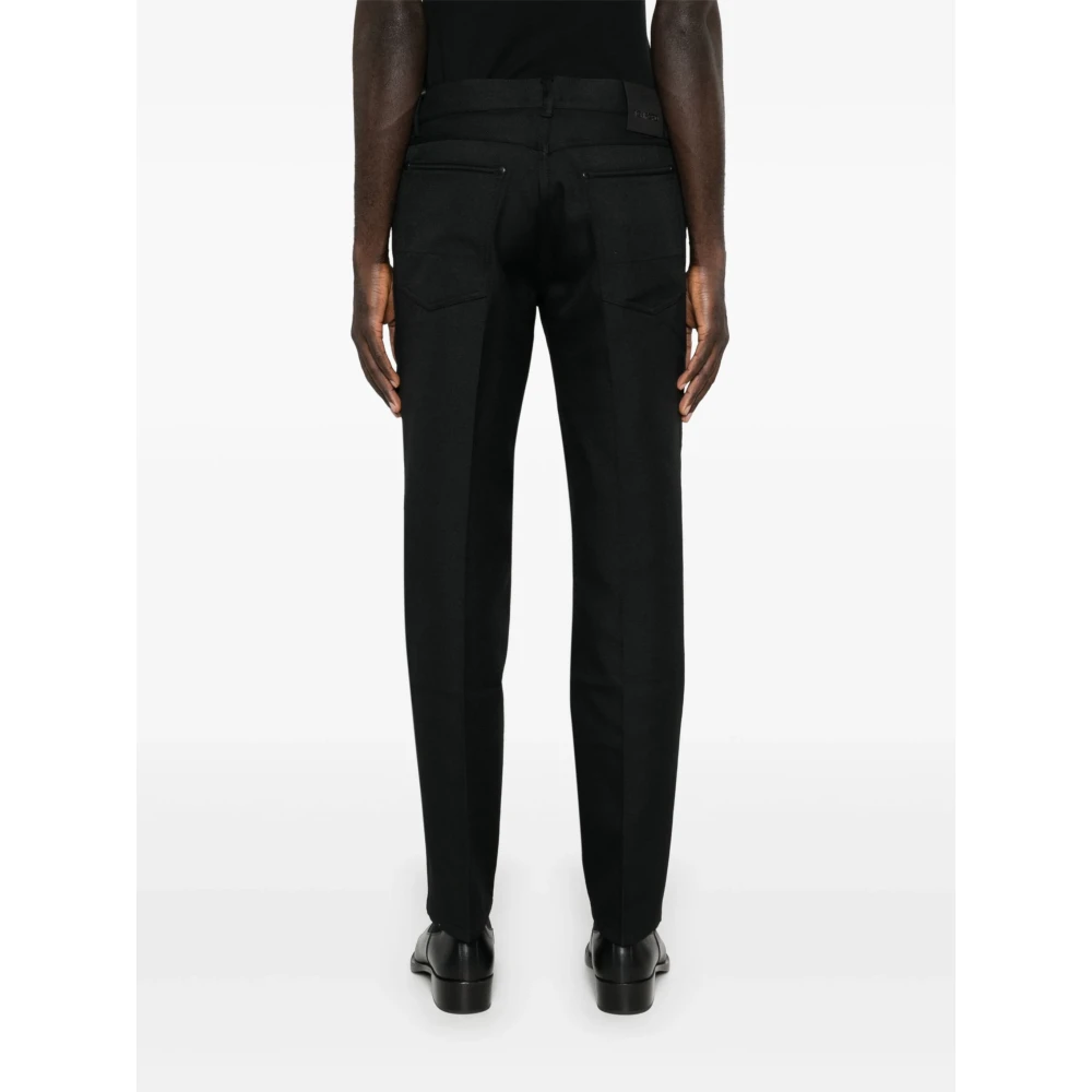 Tom Ford Wollen blend broek Black Heren