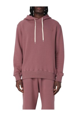 sweat-a-capuche-marron-pour-homme