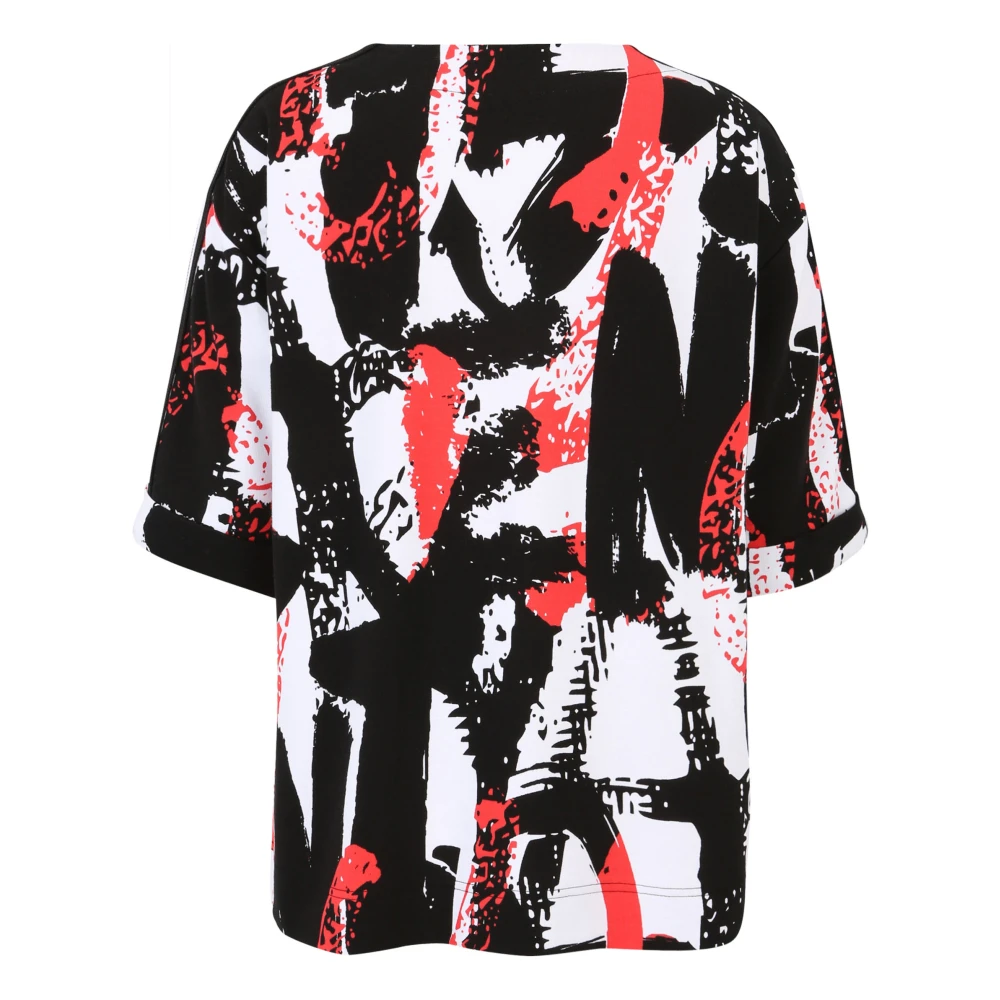 Doris S Casual Sweatshirt met Spray Print Multicolor Dames