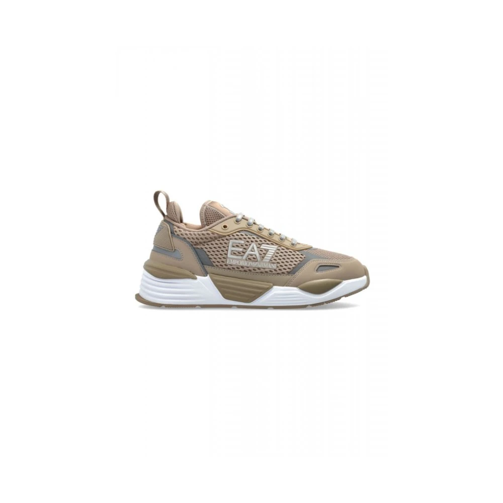 Emporio Armani Ea7 Mannelijk Beige Schoenen Heren, 42 Eu, Leer, X8x159 Xk 379 U499