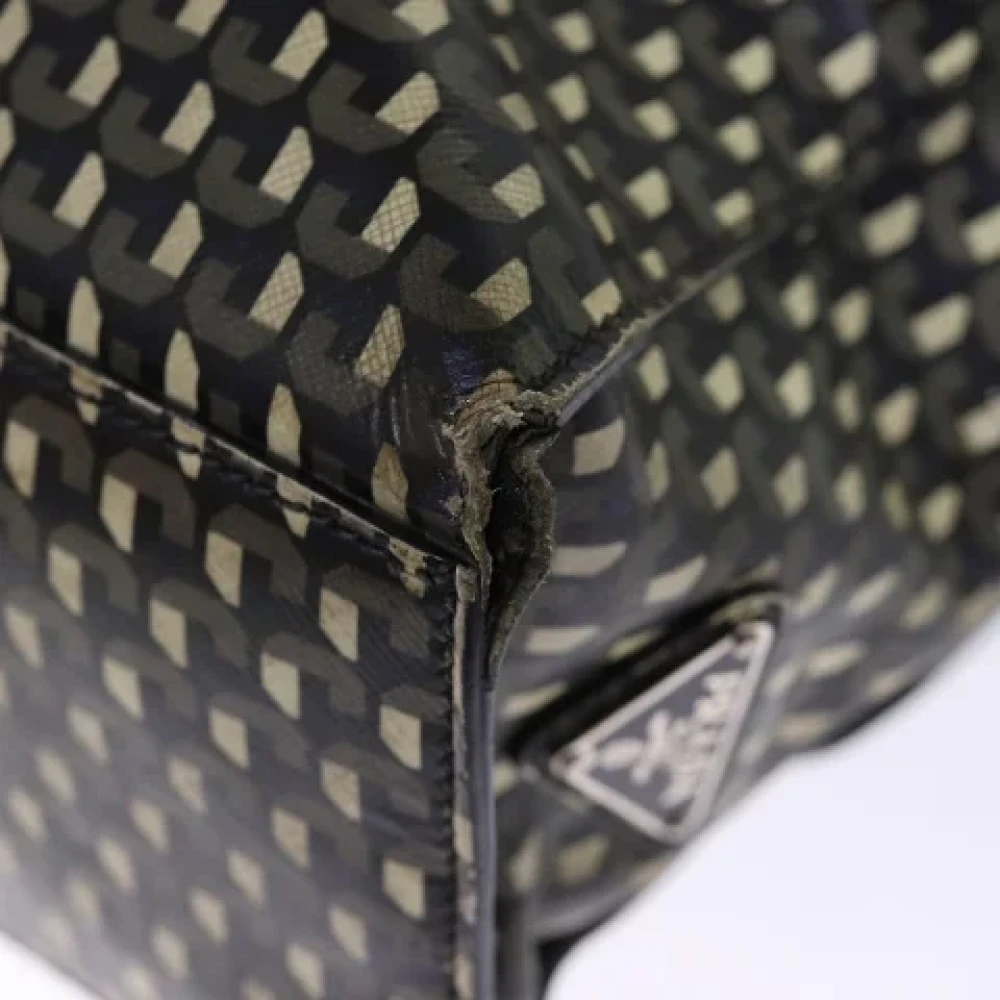 Prada Vintage Pre-owned Leather totes Black Dames