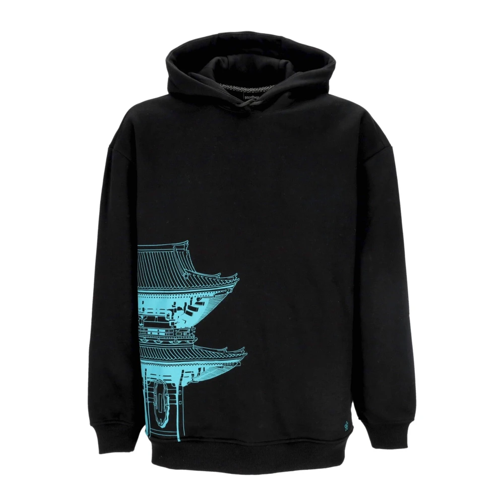 Dolly Noire Men's Black Tokyo Over Hoodie - Hoodies - L - Sweatshirts & Hoodies