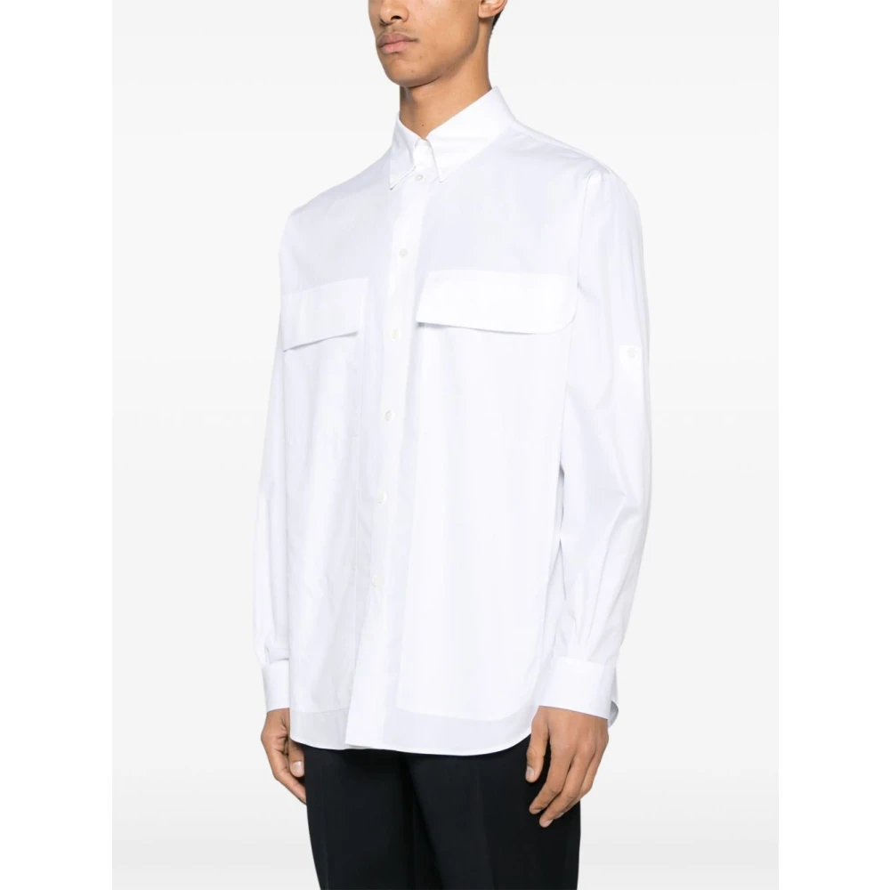 Fendi Wit Shirt voor Mannen White Heren