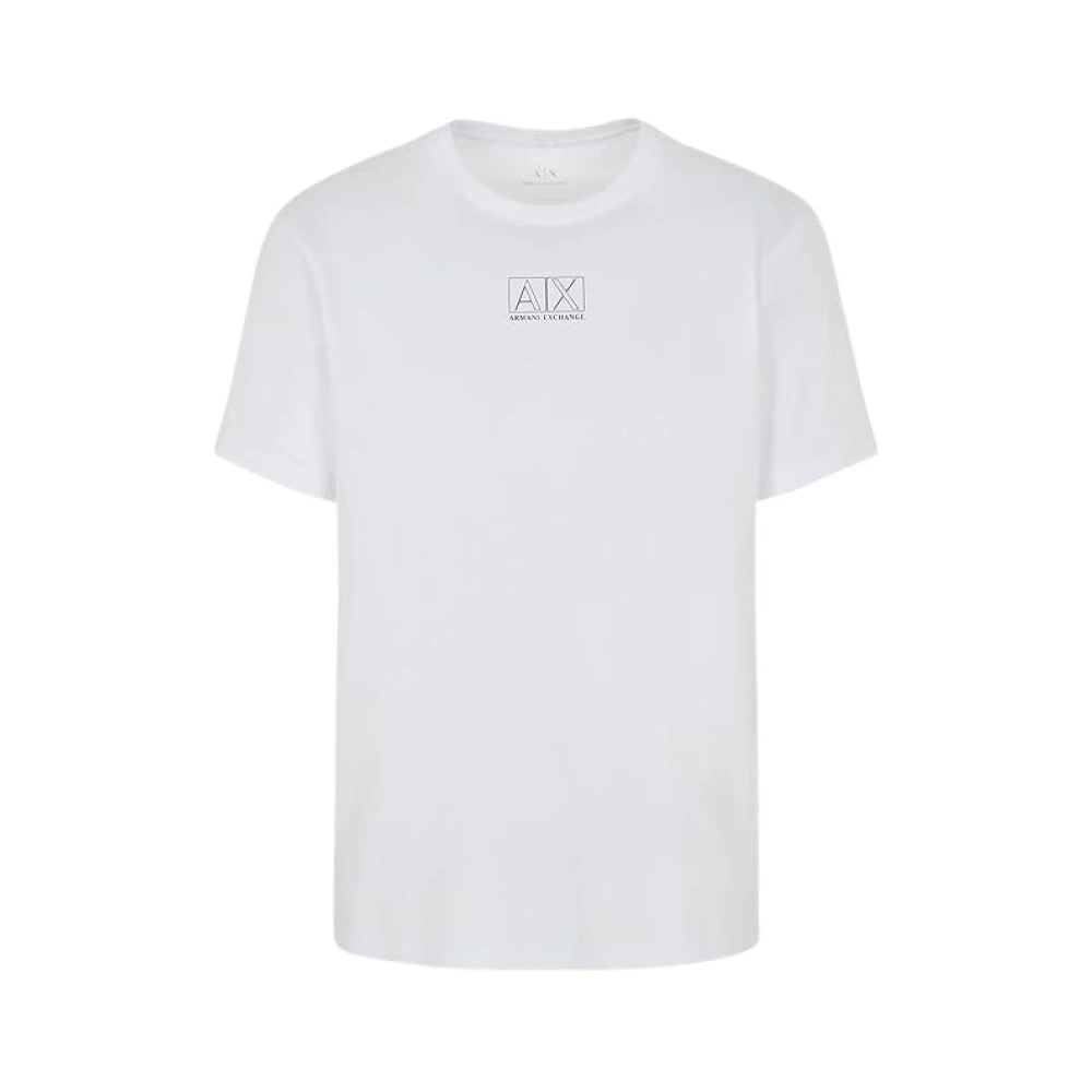 Armani Exchange Regular Fit T-Shirt White Heren