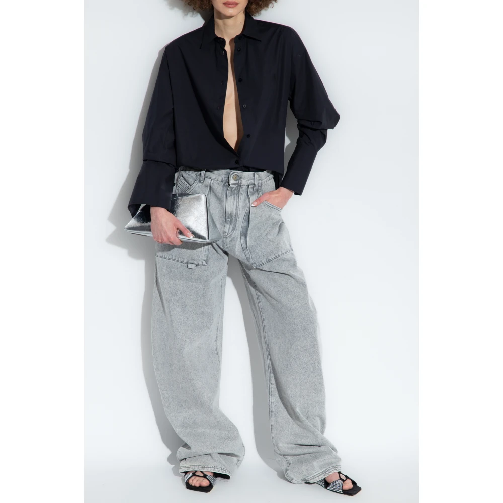 The Attico Eliza shirt Blue Dames