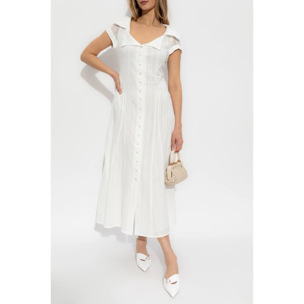 Cult Gaia Jurk Jeanie White Dames