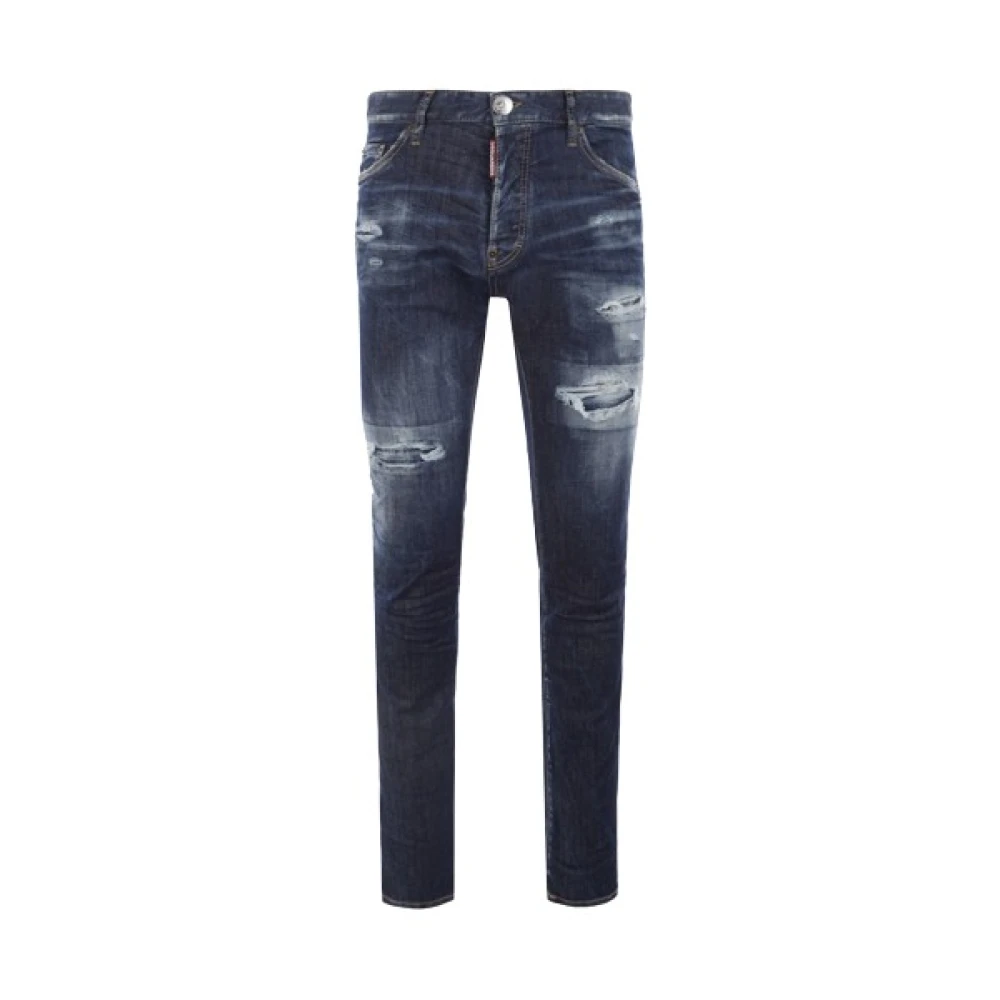 Dsquared2 Cool-Guy Denim Jeans met verwassen effect Blue Heren