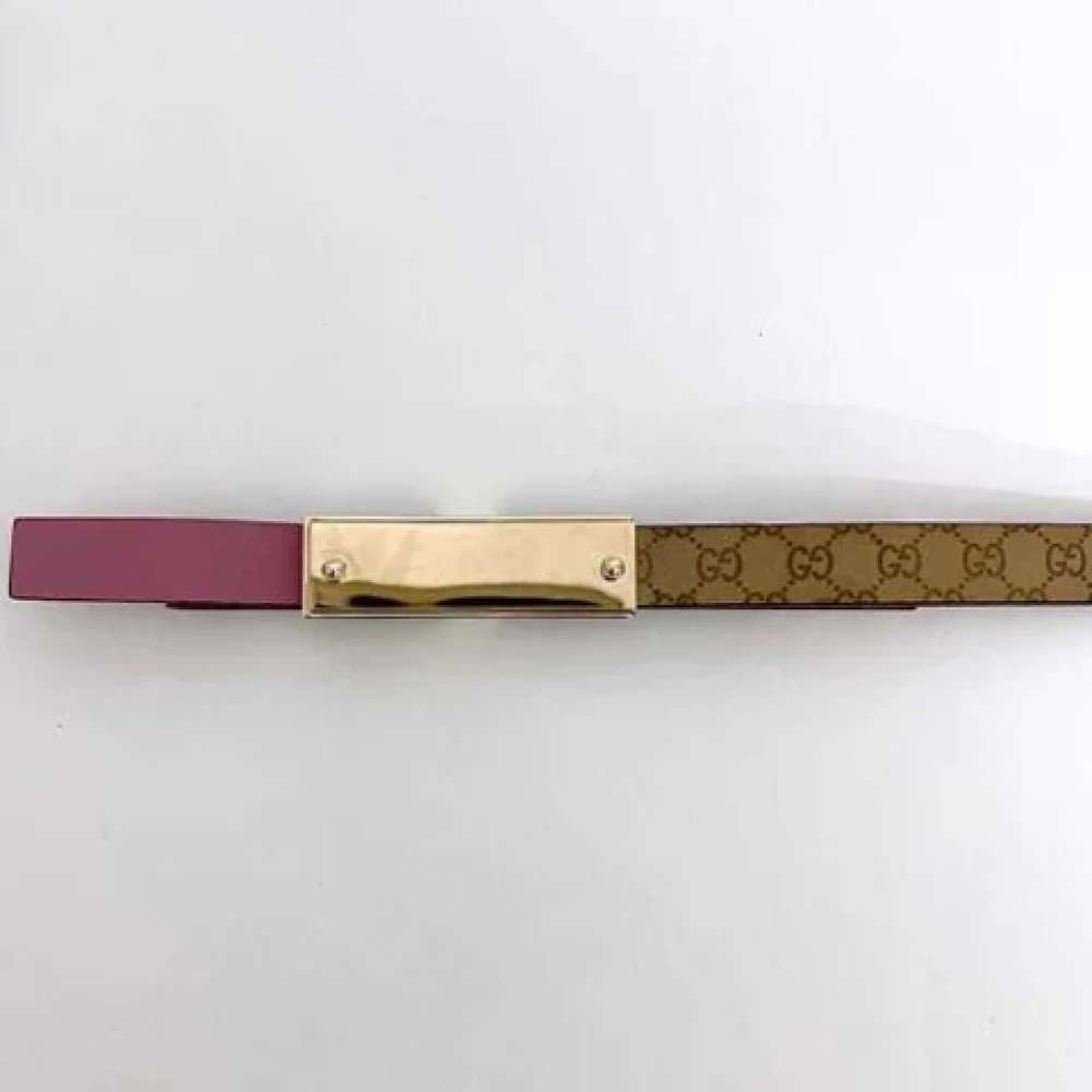 Gucci Vintage Pre-owned Leather belts Pink Dames
