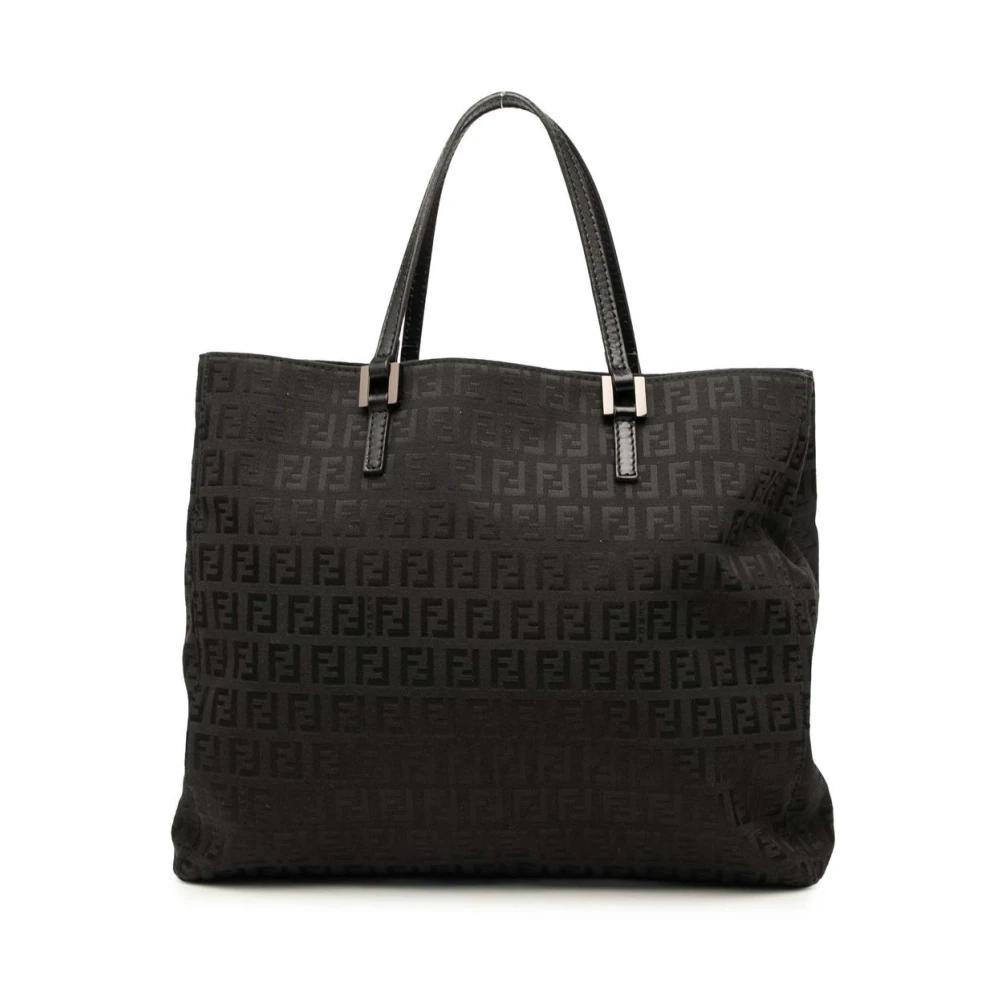 Fendi Vintage Women's Black Pre-Owned Classic Tote Bag