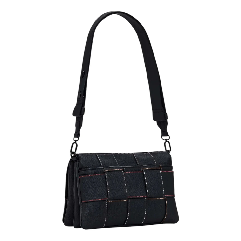 Desigual Lente Zomer Dames Middelgrote Tassen Collectie Black Dames