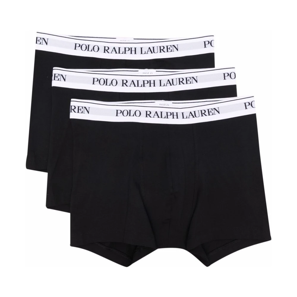 Polo Ralph Lauren Svart Tryckt Boxer Set Black, Herr